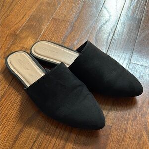 Women's Black Mules